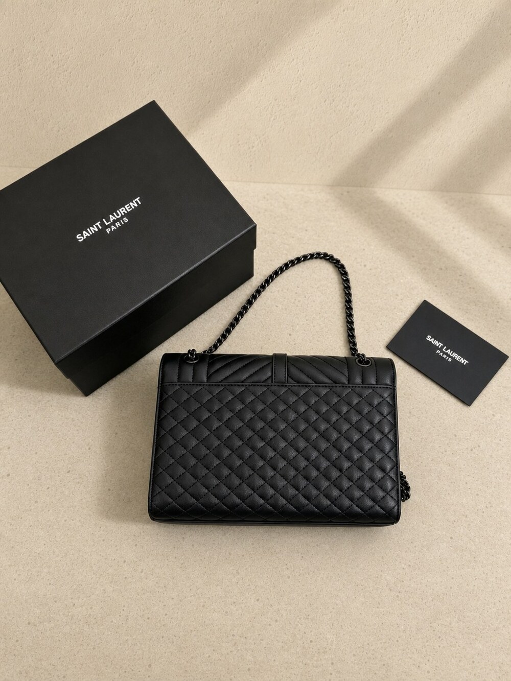 Saint Laurent Envelope Medium Bag | New / Unused - Picture 5 of 6